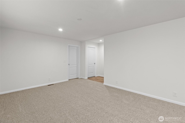 2120 77th Street Ct E, Tacoma, WA 98404 - unfurnished room with recessed lighting and light colored carpet