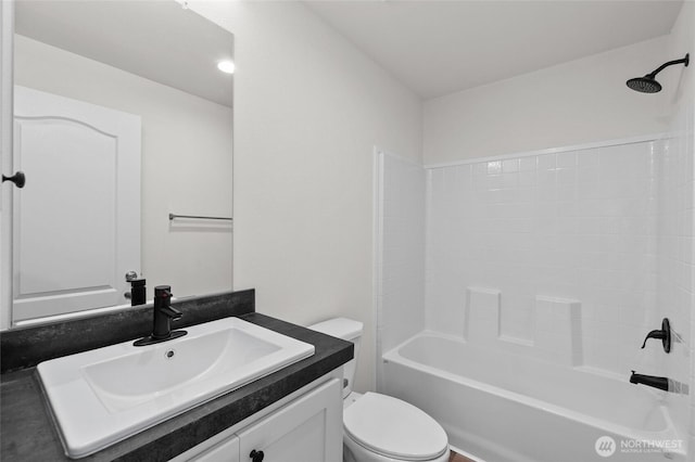 2120 77th Street Ct E, Tacoma, WA 98404 - bathroom with vanity and tub / shower combination
