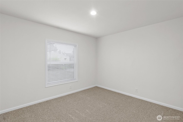 2120 77th Street Ct E, Tacoma, WA 98404 - carpeted spare room with baseboards and recessed lighting