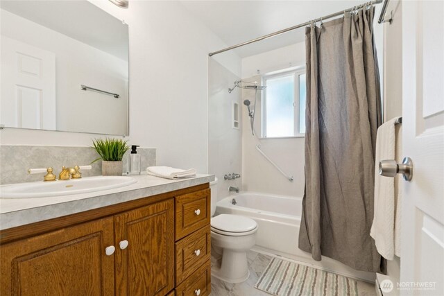 19520 Grannis Rd, Bothell, WA 98012 - full bathroom with shower / tub combo and vanity