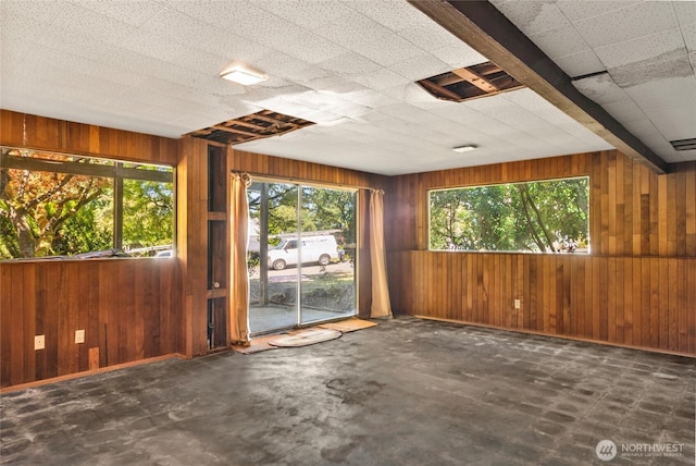 4728 86th Ave SE, Mercer Island, WA 98040 - spare room with wood walls and baseboards