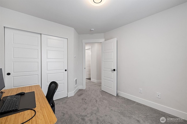 10111 12th Ave E, Tacoma, WA 98445 - home office with baseboards and carpet flooring