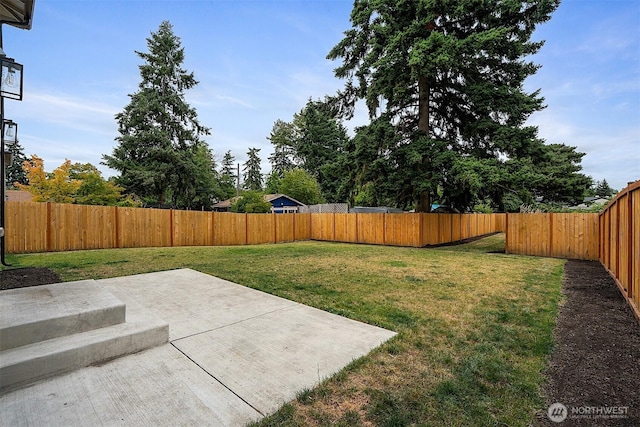 10111 12th Ave E, Tacoma, WA 98445 - fenced backyard with a patio