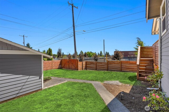 7554 34th Ave SW, Seattle, WA 98126 - view of fenced backyard