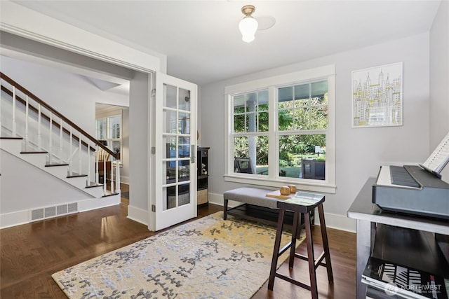 4712 90th Ave SE, Mercer Island, WA 98040 - office space with baseboards and wood finished floors