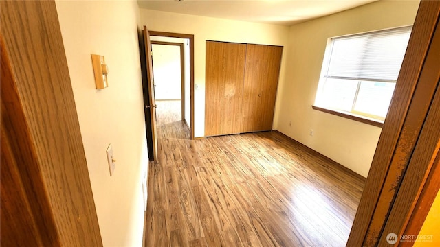 2316 Xenia St Unit 2316, Bellingham, WA 98229 - unfurnished bedroom featuring light wood-type flooring and a closet