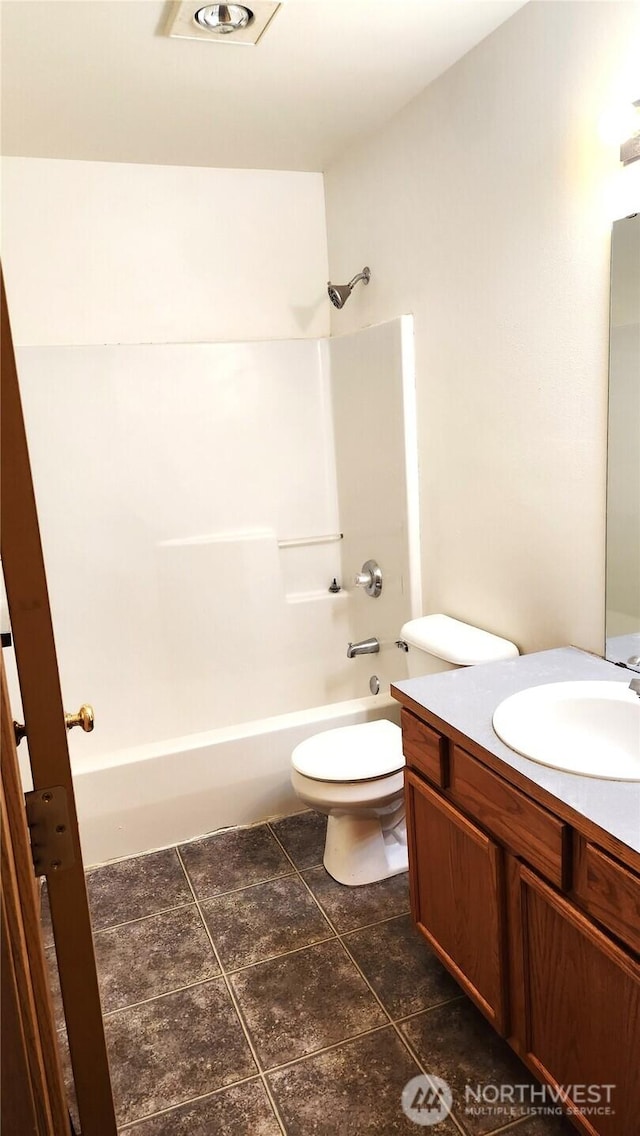2316 Xenia St Unit 2316, Bellingham, WA 98229 - bathroom with vanity, shower / washtub combination, and tile patterned flooring