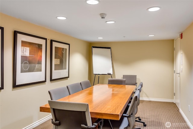1420 Terry Ave Unit 1607, Seattle, WA 98101 - carpeted home office featuring recessed lighting and baseboards
