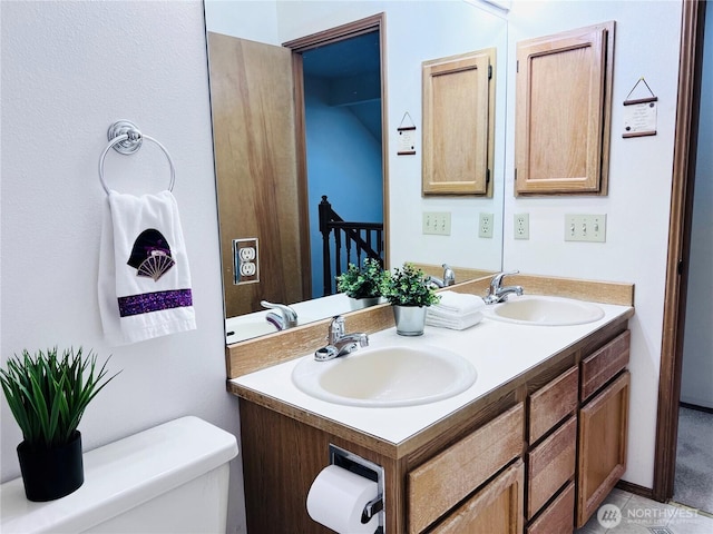 8123 129th Pl SE, Newcastle, WA 98056 - bathroom with double vanity and toilet