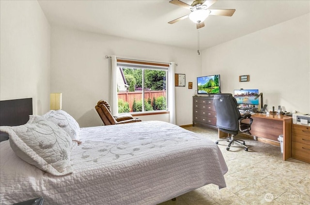15203 148th Avenue Ct E, Orting, WA 98360 - bedroom featuring an office area and ceiling fan