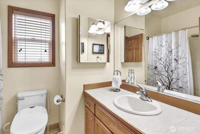 15203 148th Avenue Ct E, Orting, WA 98360 - bathroom featuring vanity and a shower with shower curtain