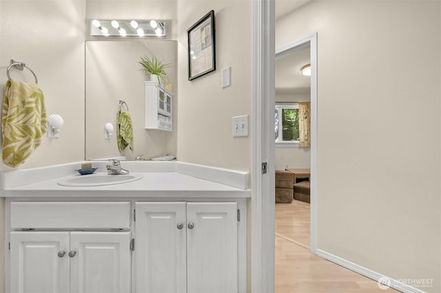 10 Cedar Pl, Bellingham, WA 98229 - bathroom featuring wood finished floors and vanity