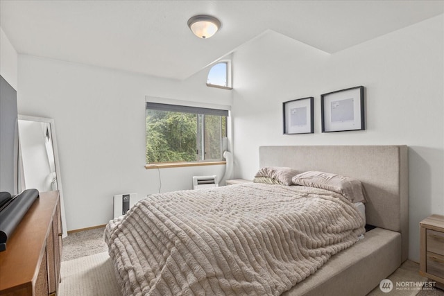 2826 NE 8th St, Renton, WA 98056 - bedroom featuring carpet and vaulted ceiling