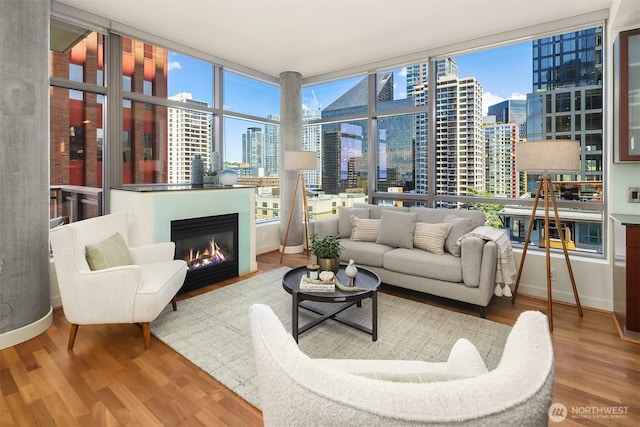 2033 2nd Ave Unit 703, Seattle, WA 98121 - sunroom with a view of city