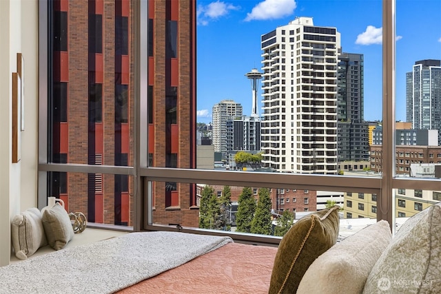 2033 2nd Ave Unit 703, Seattle, WA 98121 - bedroom with a view of city