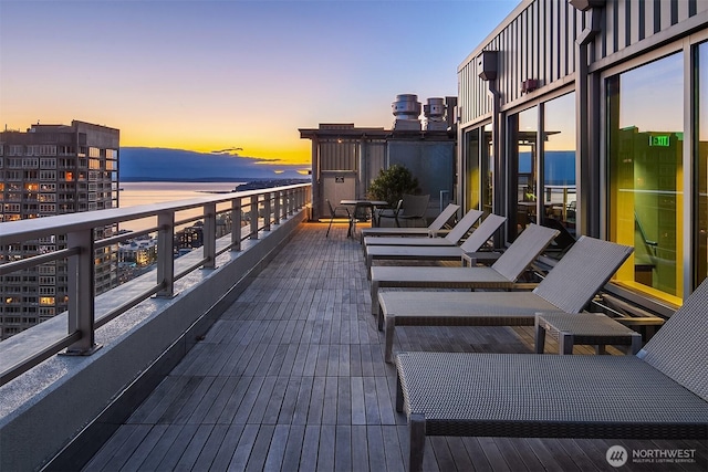 2033 2nd Ave Unit 703, Seattle, WA 98121 - balcony featuring a water view