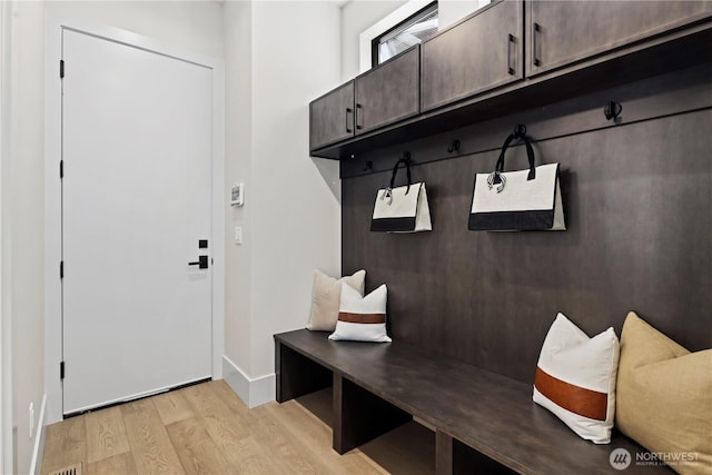 5515 108th Ave NE, Kirkland, WA 98033 - mudroom with light wood-type flooring and baseboards