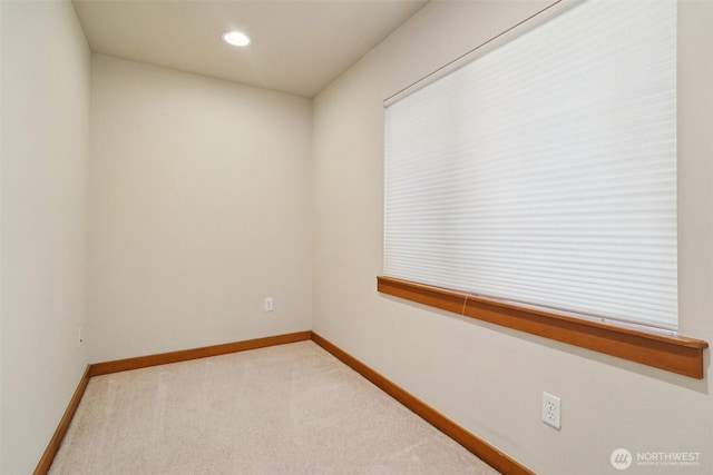 9211 Ashworth Ave N Unit B, Seattle, WA 98103 - carpeted spare room featuring baseboards and recessed lighting
