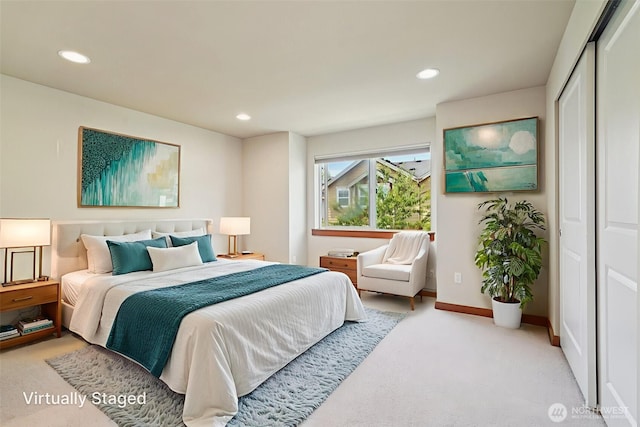 9211 Ashworth Ave N Unit B, Seattle, WA 98103 - carpeted bedroom with recessed lighting