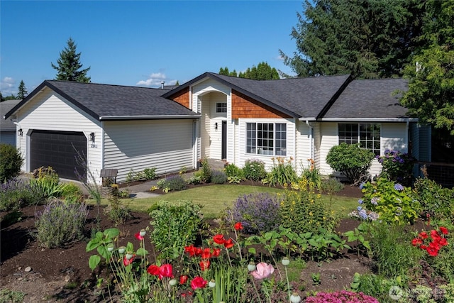 2141 Jason Ct, Ferndale, WA 98248 - view of front of home with a garage and a shingled roof