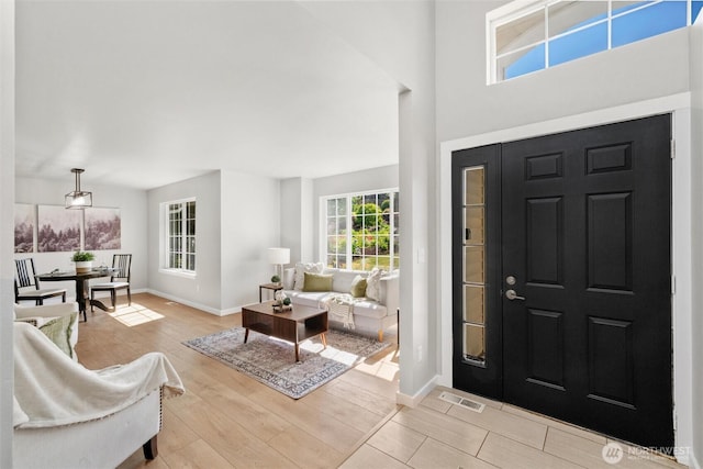 2141 Jason Ct, Ferndale, WA 98248 - foyer entrance featuring baseboards and light wood-style floors