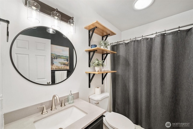 2141 Jason Ct, Ferndale, WA 98248 - full bath with vanity and a shower with curtain