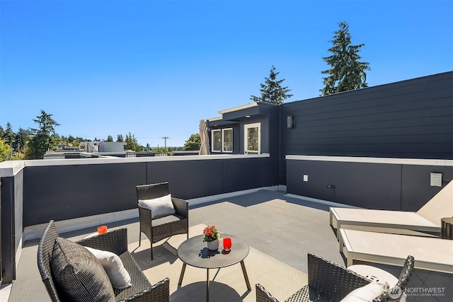 6042B 41st Ave SW, Seattle, WA 98136 - view of patio with an outdoor living space