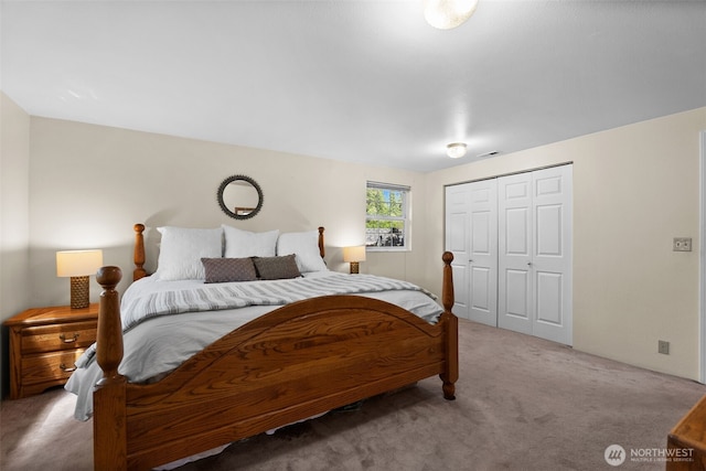 12012 County Line Rd E, Edgewood, WA 98372 - bedroom with carpet flooring and a closet