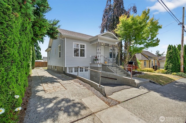 2318 F St, Bellingham, WA 98225 - view of front of home with concrete driveway