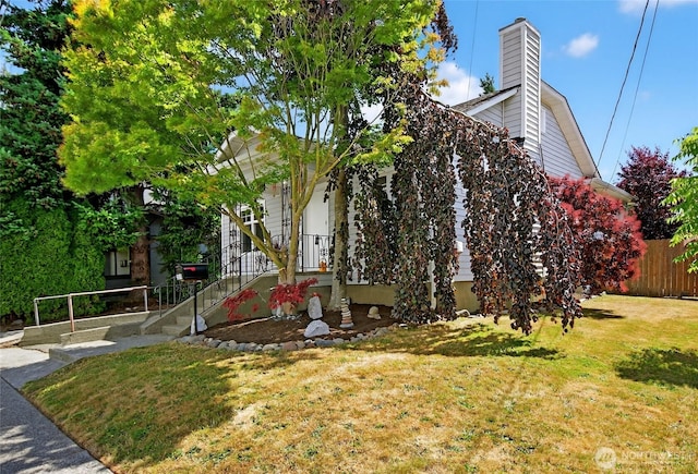 2318 F St, Bellingham, WA 98225 - view of home's exterior with a chimney