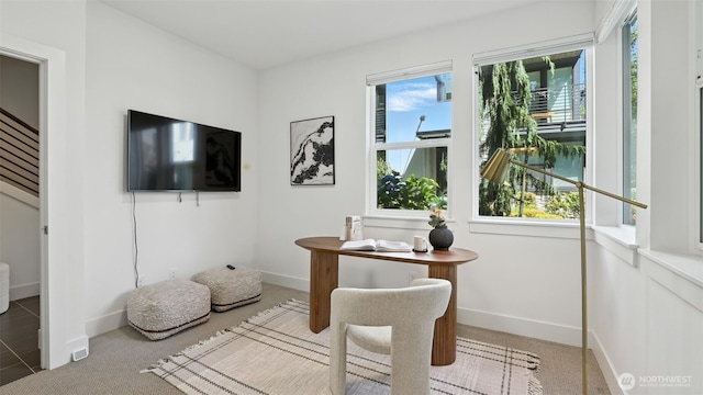 9608 NE 182nd Ct Unit D, Bothell, WA 98011 - carpeted home office with healthy amount of natural light
