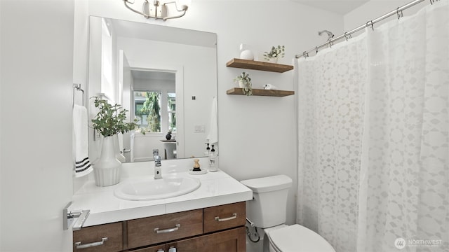 9608 NE 182nd Ct Unit D, Bothell, WA 98011 - full bathroom featuring vanity and a shower with shower curtain