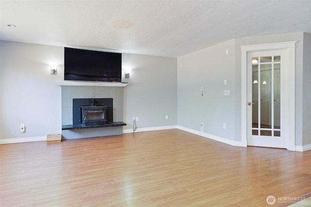 11636 25th Ave SE, Olympia, WA 98513 - unfurnished living room featuring wood finished floors