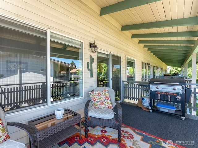 10 S Cove Ave Unit 21, Wenatchee, WA 98801 - covered porch featuring grilling area