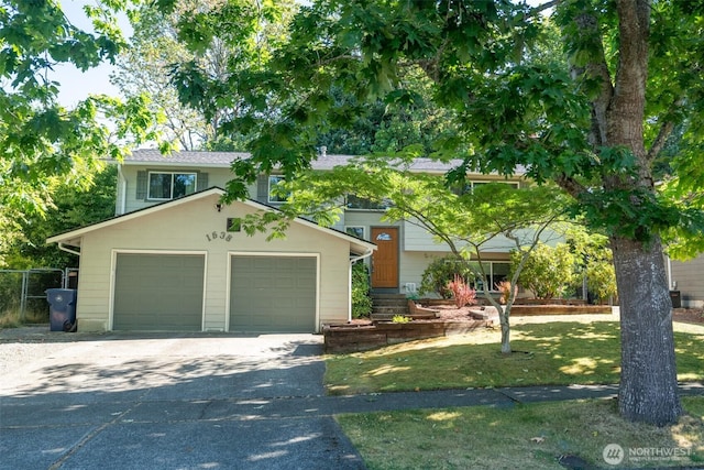 1638 Index Ave SE, Renton, WA 98058 - view of front of property featuring asphalt driveway and a garage