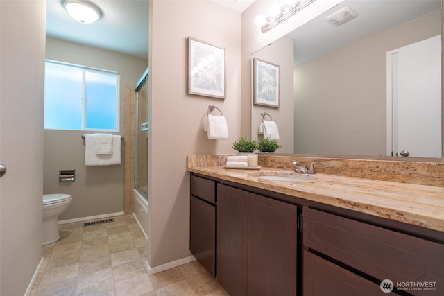 1638 Index Ave SE, Renton, WA 98058 - full bath featuring vanity and shower / bath combination with glass door