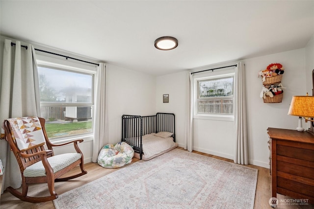 17371 Dunbar Rd, Mount Vernon, WA 98273 - bedroom with wood finished floors and cooling unit