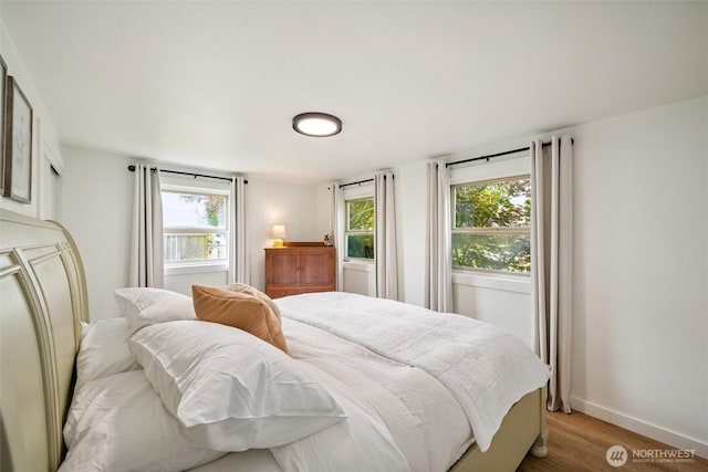 17371 Dunbar Rd, Mount Vernon, WA 98273 - bedroom with light wood-type flooring and baseboards