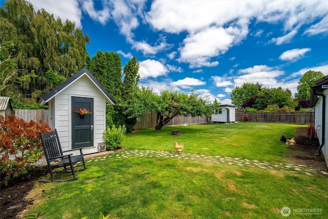 17371 Dunbar Rd, Mount Vernon, WA 98273 - fenced backyard with a storage shed