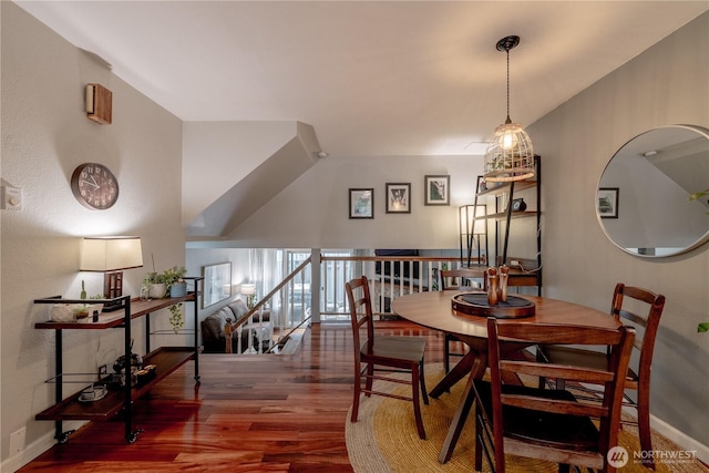 916 N 165th St Unit 7, Shoreline, WA 98133 - dining room with wood finished floors and baseboards