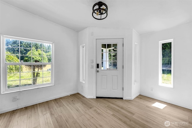 241B Foster Creek Rd, Toledo, WA 98591 - entryway featuring light wood-style flooring and healthy amount of natural light