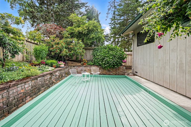 152 E Park Ln, Port Angeles, WA 98362 - deck featuring a fenced backyard