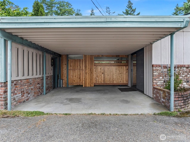 152 E Park Ln, Port Angeles, WA 98362 - view of parking with an attached carport