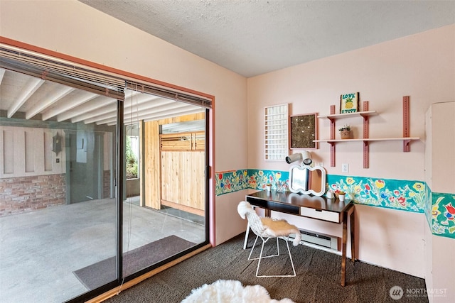 152 E Park Ln, Port Angeles, WA 98362 - office space featuring carpet floors and a textured ceiling