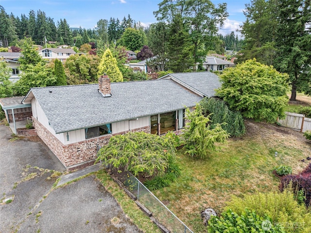 152 E Park Ln, Port Angeles, WA 98362 - aerial view of property and surrounding area featuring a tree filled landscape