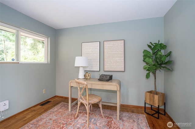 8618 94th St SW, Lakewood, WA 98498 - office with wood finished floors
