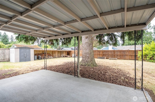 8618 94th St SW, Lakewood, WA 98498 - fenced backyard featuring a patio area and a shed