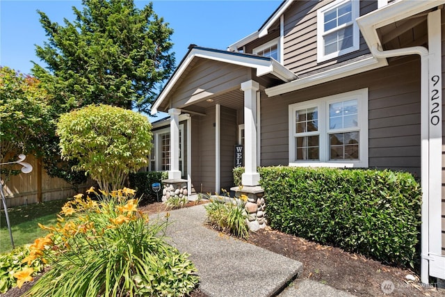 9220 NE 195th St, Bothell, WA 98011 - property entrance featuring covered porch