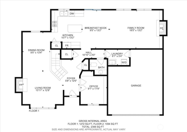 9220 NE 195th St, Bothell, WA 98011 - view of room layout
