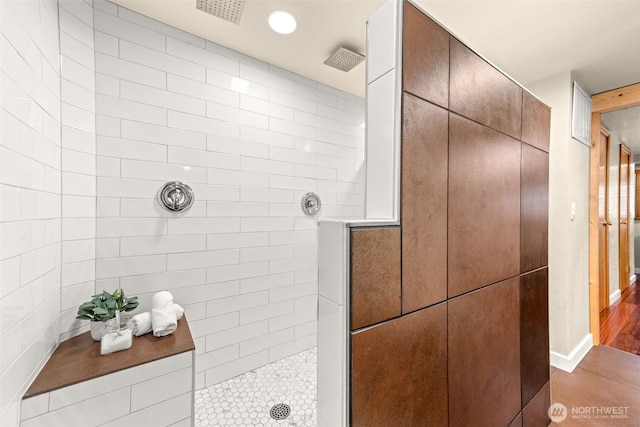 407 Leber St NE, Orting, WA 98360 - bathroom featuring a walk in shower